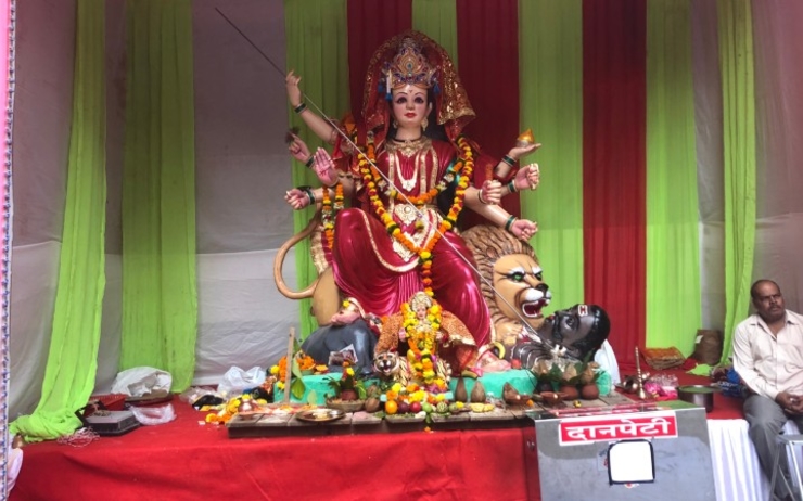 Navratri 2019 couleurs Durga Parvarti Shiva