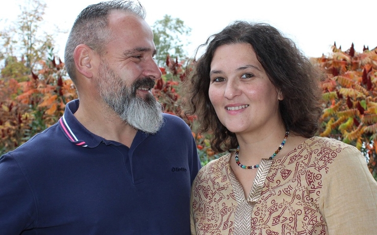 Ana-Maria et Pascal couple franco-roumain 