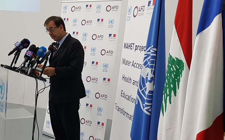 Bruno Foucher, ambassadeur de France, AFD, UNRWA, camps paleestiniens, Liban