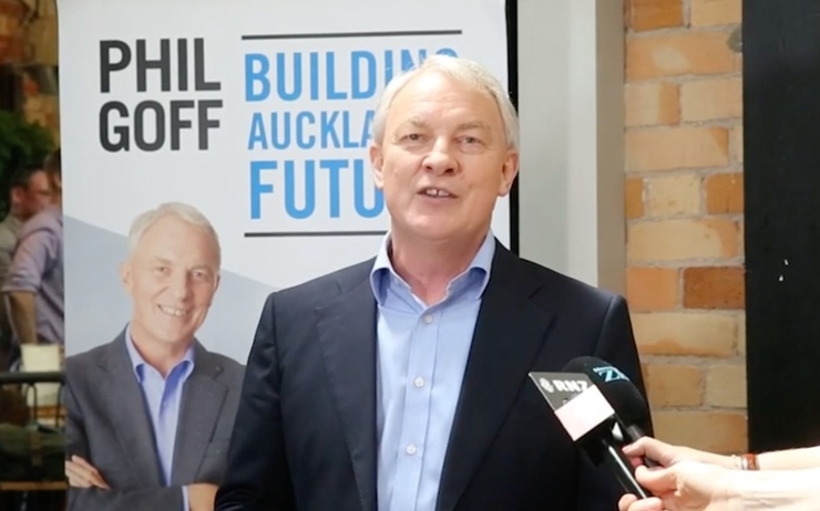 Phil Goff maire Auckland