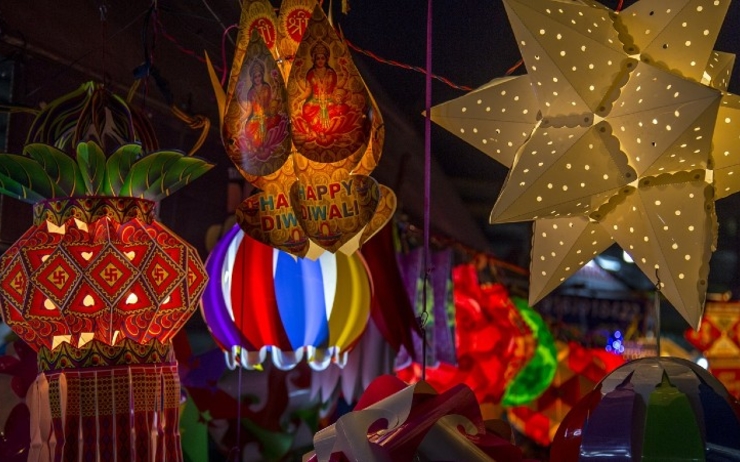 Mumbai décorations de Diwali 