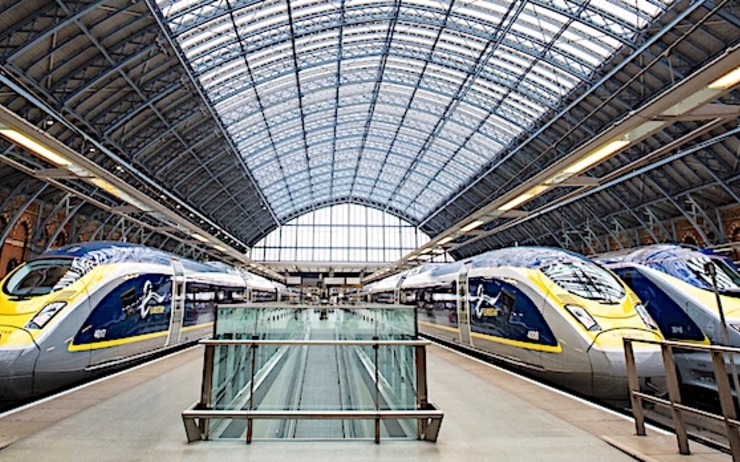 Eurostar Anniversaire Londres Paris Amsterdam train 