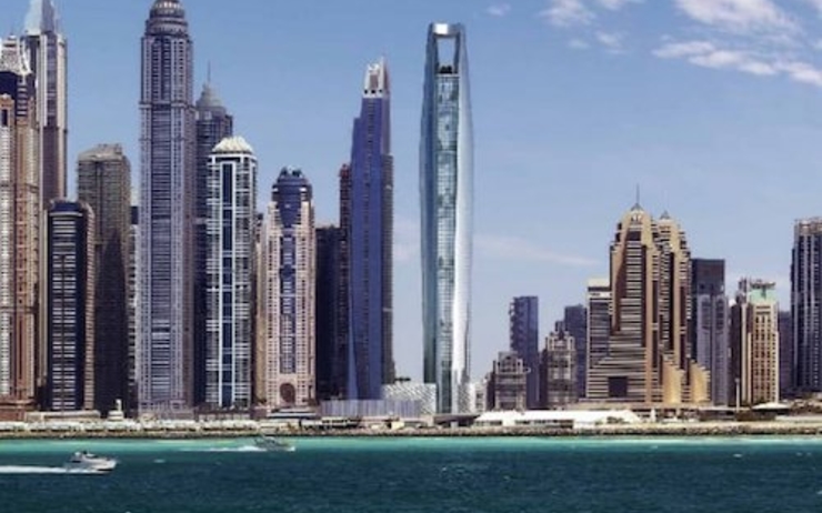 immeuble ciel Dubai 
