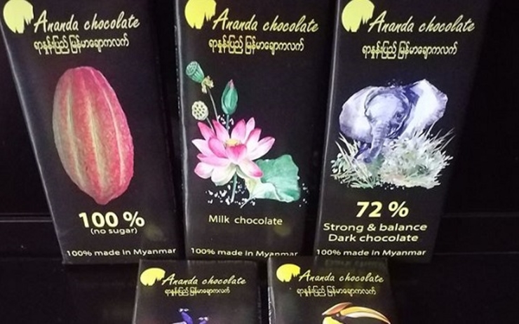 Ananda chocolat Novotel en Birmanie