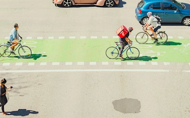 Nouvelle signalisation pour plus de sécurité pour les cyclistes