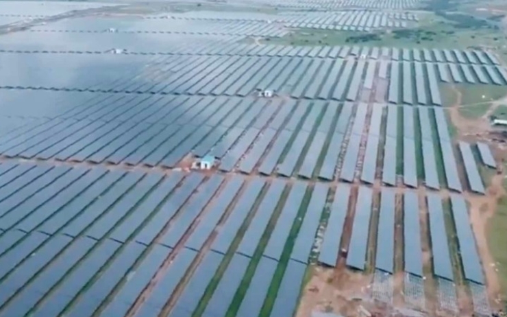 Pavagada ferme solaire Inde