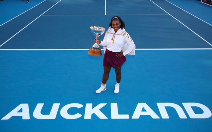 Serena Williams Auckland vainqueur