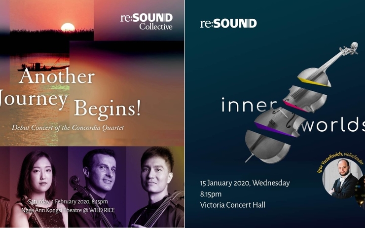 concert le Quatuor Concordia INNER WORLDS - Igor & Pei-Sian in Concert with re:Sound