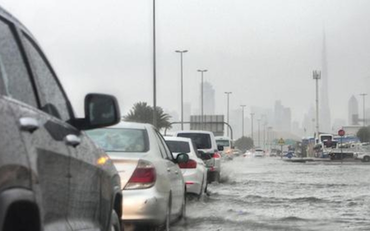 pluie Dubai 