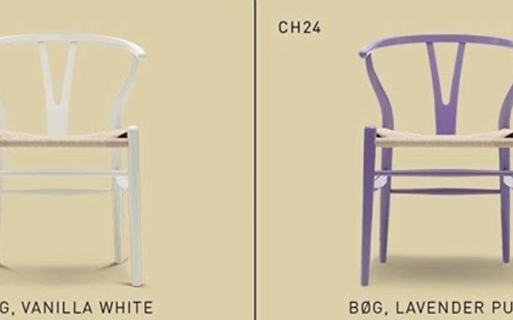 La chaise Hans Wegner ou CH24 Wishbone