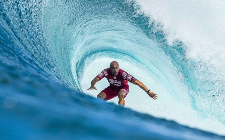 Kelly Slater Surf Retour en Nouvelle-Zélande