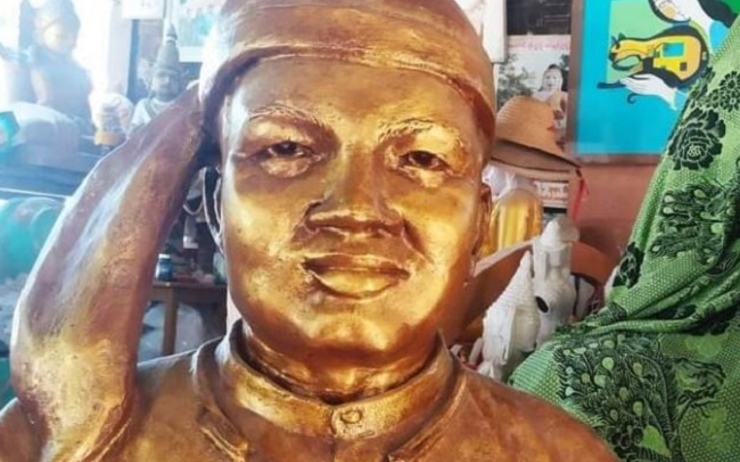 Le buste de U Boh Shi en Birmanie