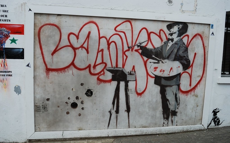 Banksy Londres graffiti oeuvres artiste