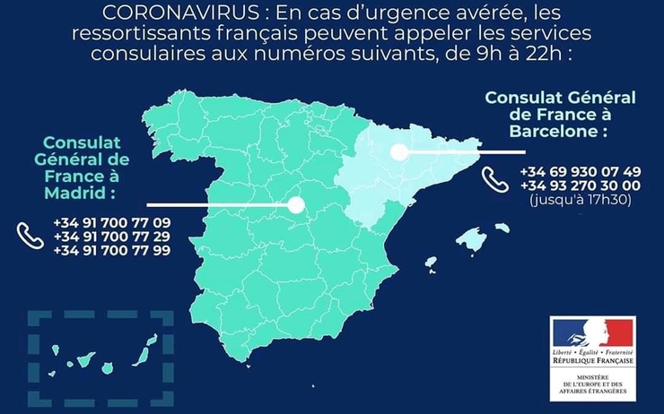 Coronavirus Ambassade de France