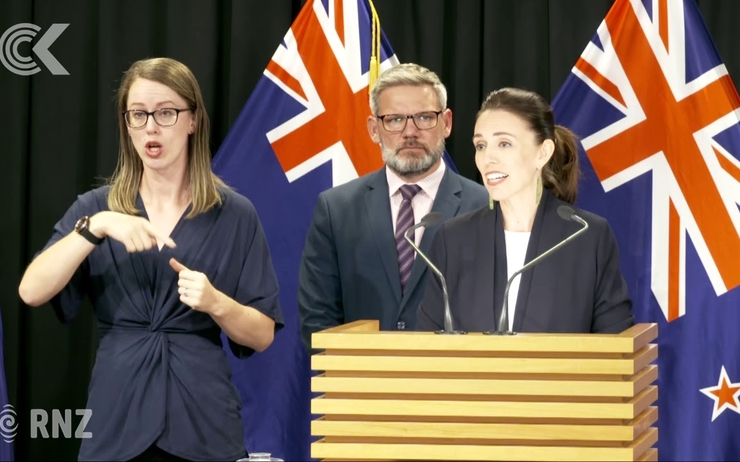 Jacinda Arden a annoncé la fermeture des frontière en Nouvelle-Zélande