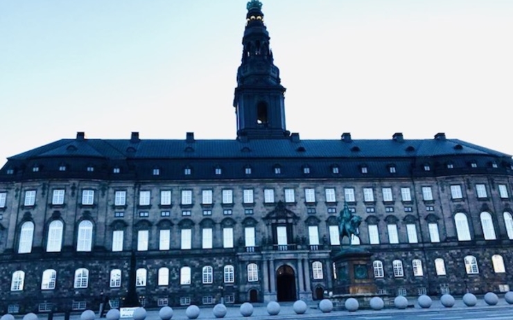 Danemark Parlement Borgen Christianborg Copenhague politique 