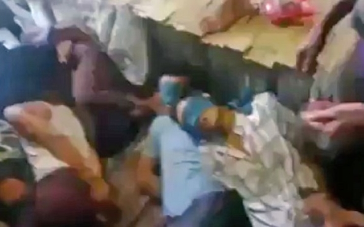Un extrait de la vidéo incriminée en Birmanie