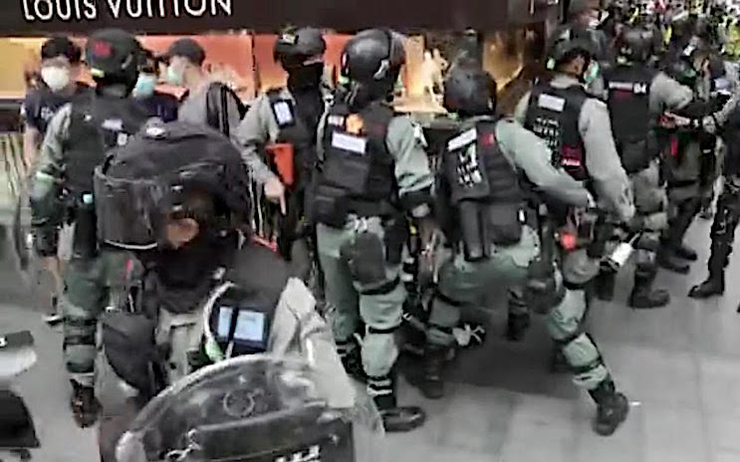 manifestation hong kong loi securité police