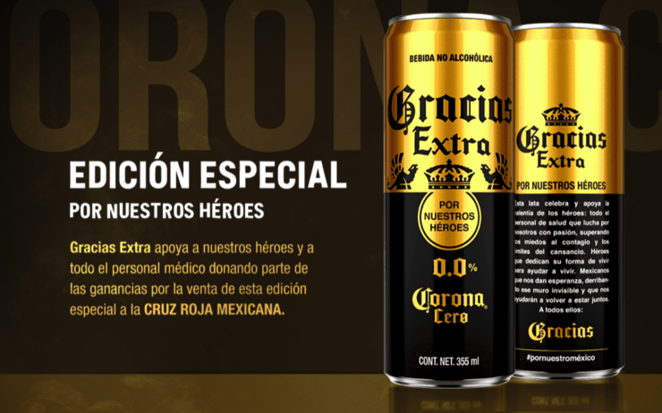 Corona édition spéciale Croix-Rouge mexicaine