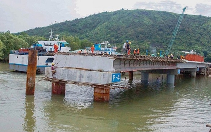 pont maritime Birmanie