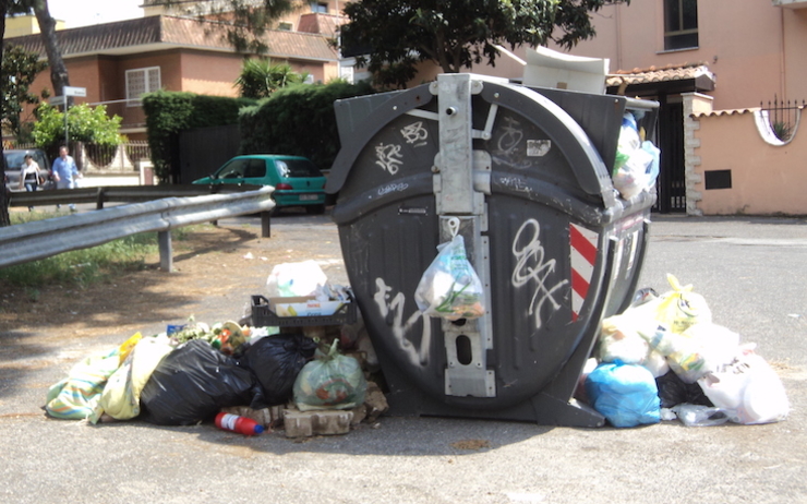 crise des déchets Rome