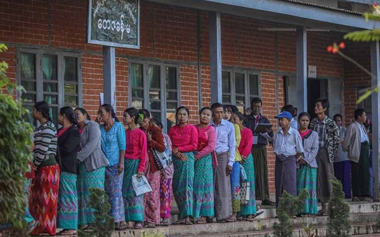 election covid-19 birmanie