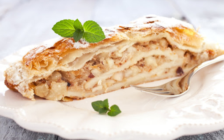placinta cu mere tarte aux pommes serbe