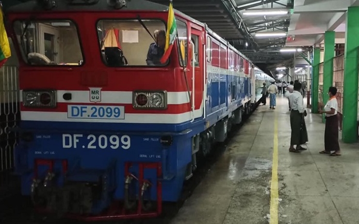 train Yangon Mawlamyine nouveau 2020