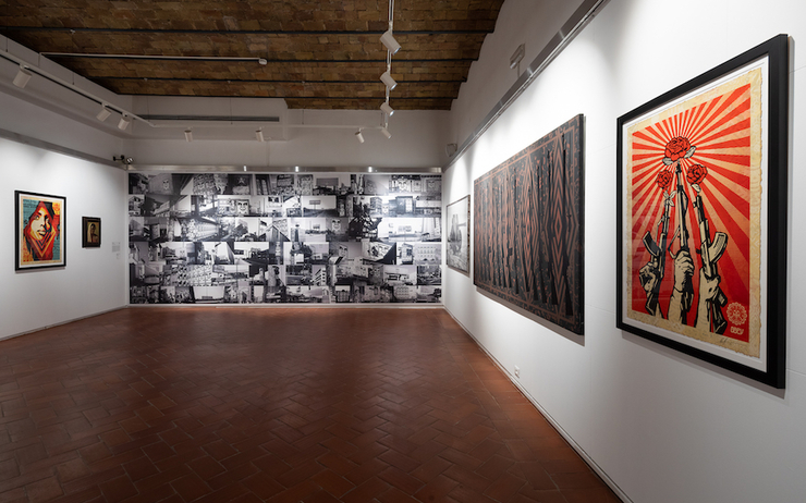 Shepard Fairey à la Galerie d'Art Moderne Rome