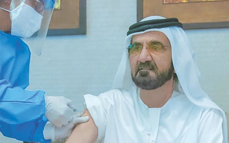 Cheikh Mohammed bin Rashid a reçu le vaccin COVID-19