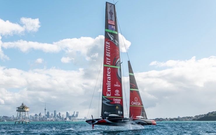 America's Cup tracé conflit