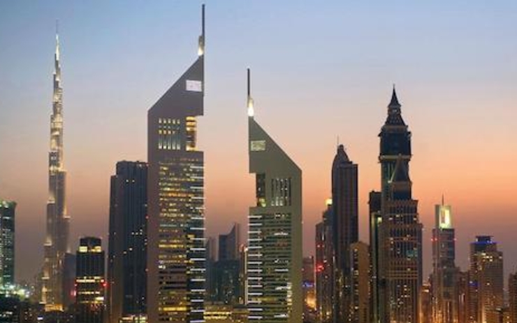 Dubai ville d'affaires 