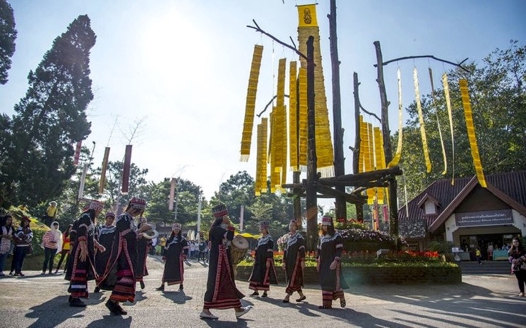 Le festival Couleurs de Doi Tung se tient tous les week-ends jusqu'au 31 janvier