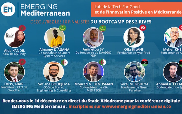 EMERGING Mediterranean finalistes startups
