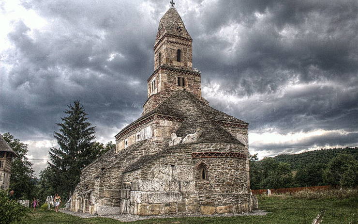 église Densus Roumanie
