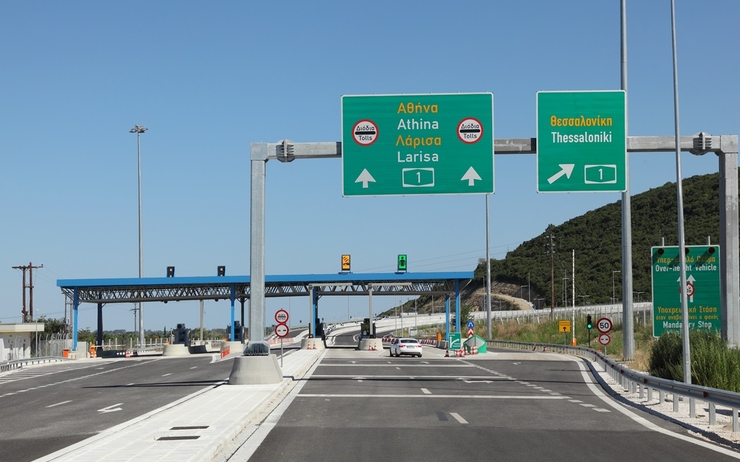 Grèce autoroute gratuit