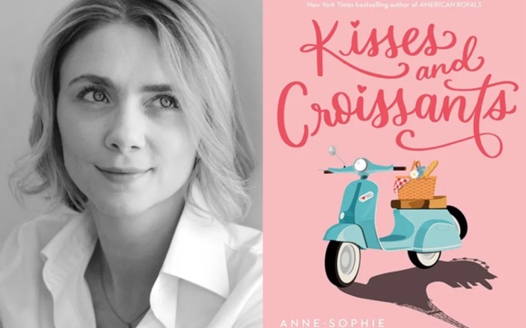 Anne-Sophie Jouhanneau et son dernier roman Kisses and Croissants