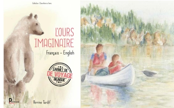Couverture du livre bilingue L'ours imaginaire 