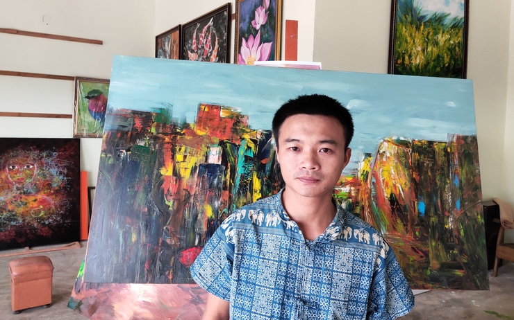 Manh Ngo, un peintre vietnamien