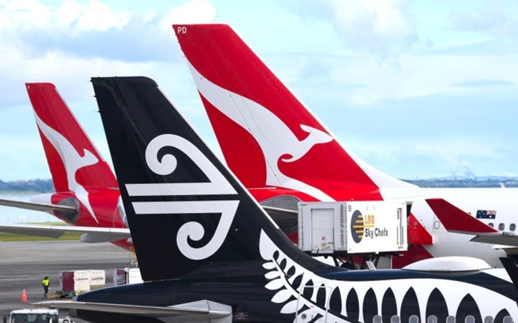 Flotte d'avions prêt à décoller pour l'Australie