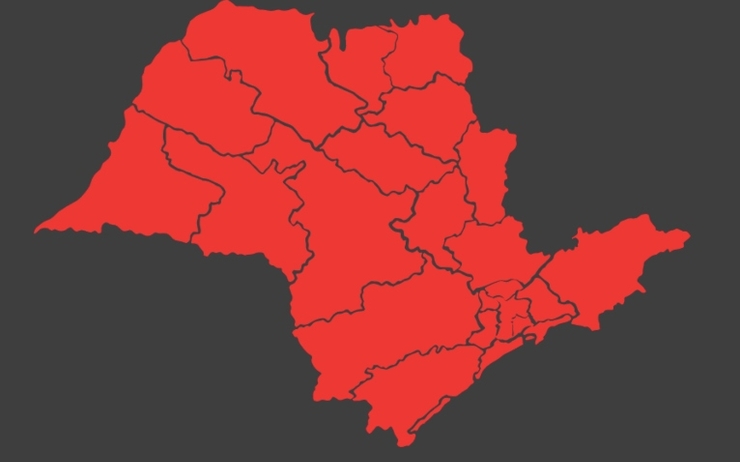 Sao Paulo en phase rouge