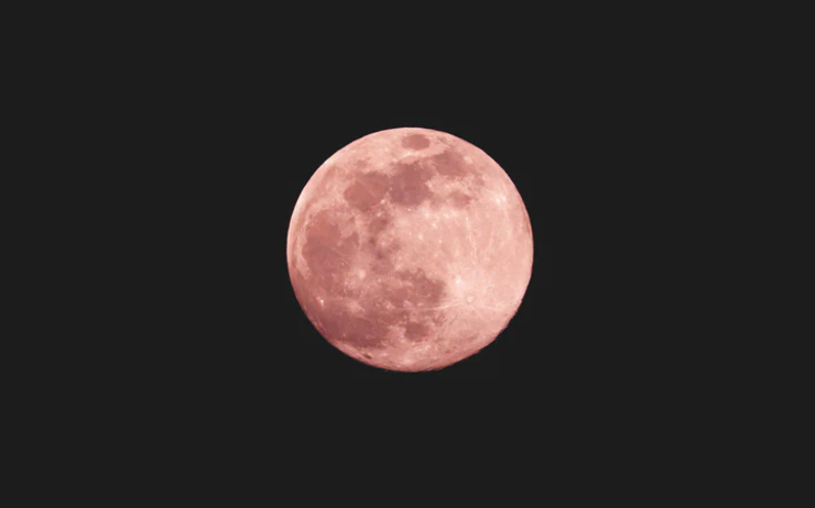 La pleine lune rose d'avril 