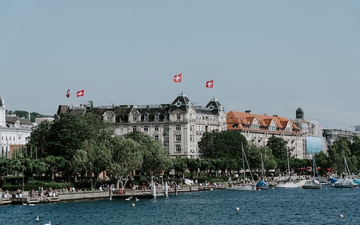 Une vue de Zurich en Suisse