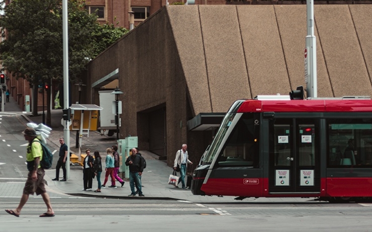 Un tramway à Sydney