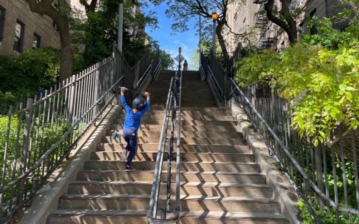 Escaliers situés à Hudson heights, New York