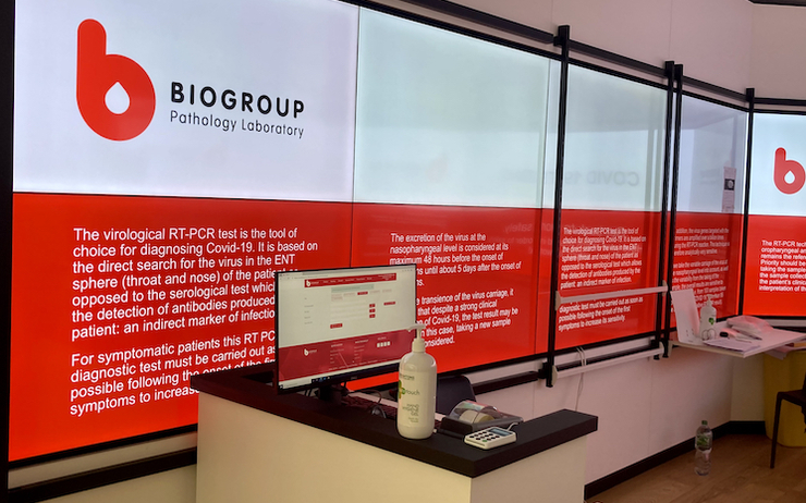 Laboratoire biogroup pour faire un test PCR