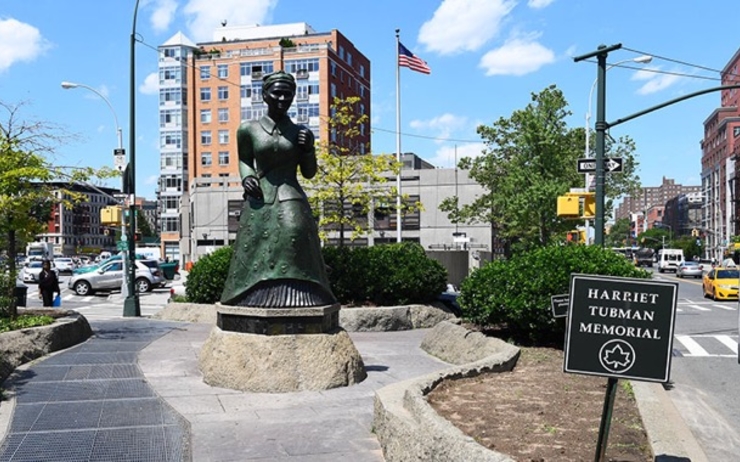 Statue à l’effigie d’Harriet Tubman à New York