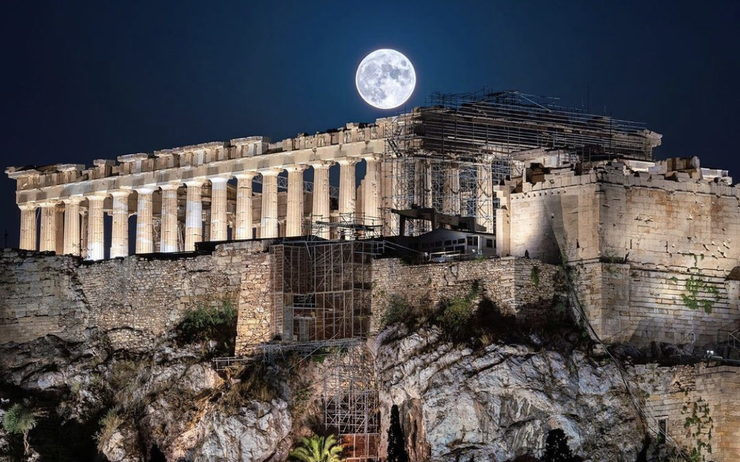 Acropolis Grèce premier prix pour illumination au Dark Award