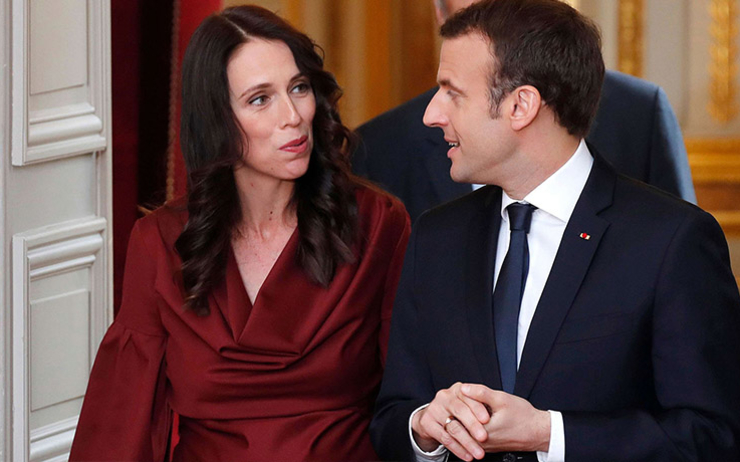 Jacinda Ardern et Emmanuel Macron pour l'appel de Christchurch