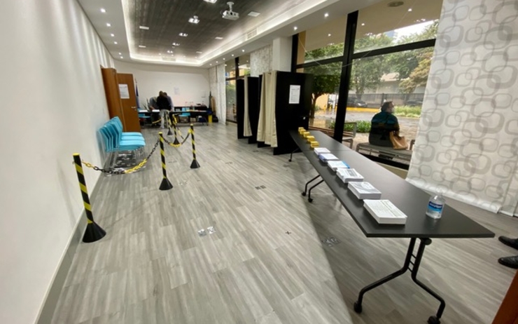 Bureau de vote des élections consulaires 2021 à São Paulo